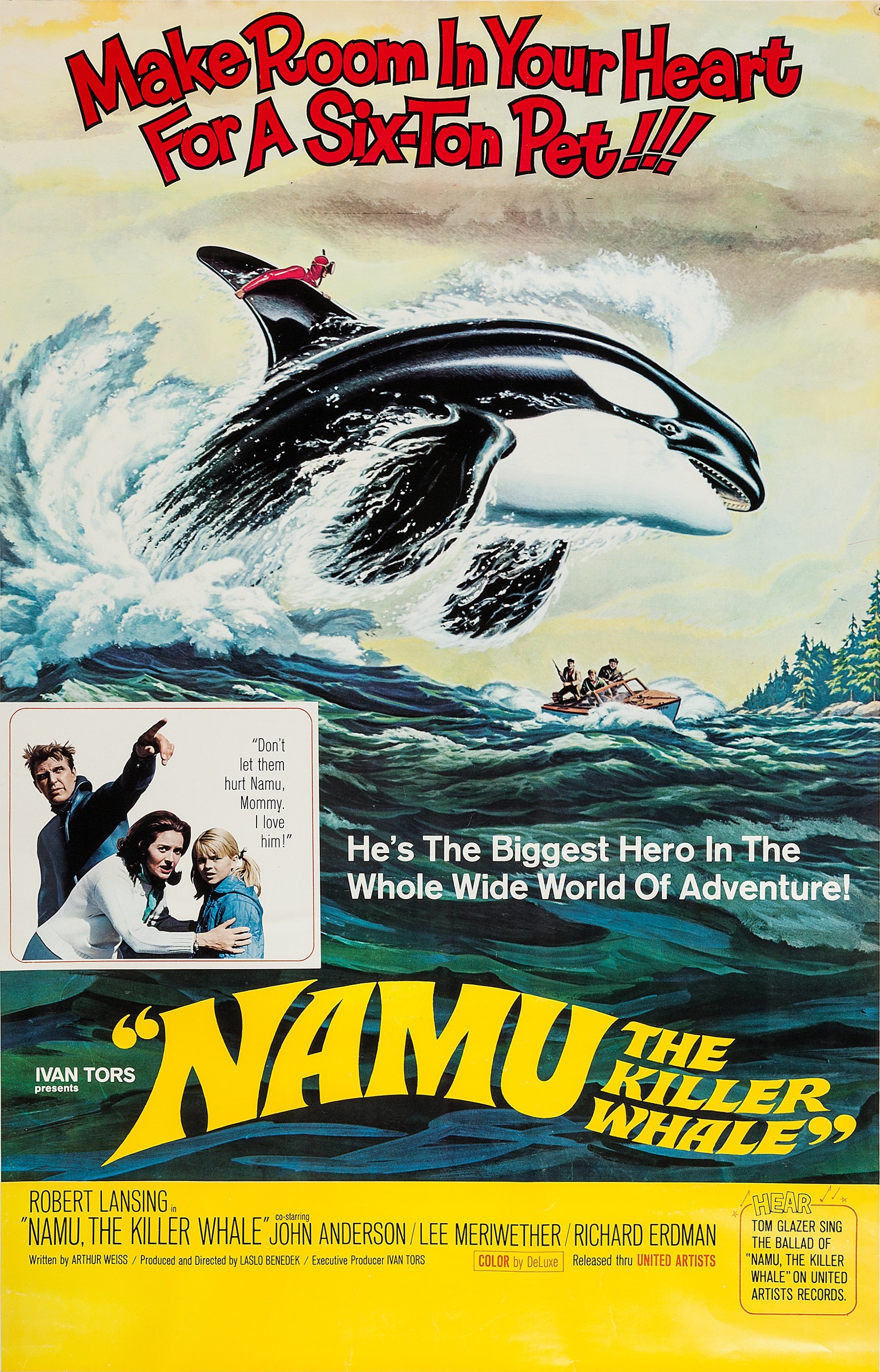 Namu, the Killer Whale (1966) starring Robert Lansing on DVD on DVD