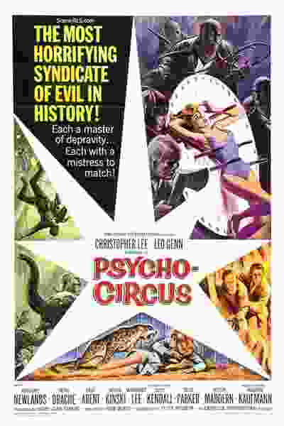 Psycho-Circus (1966) starring Christopher Lee on DVD on DVD