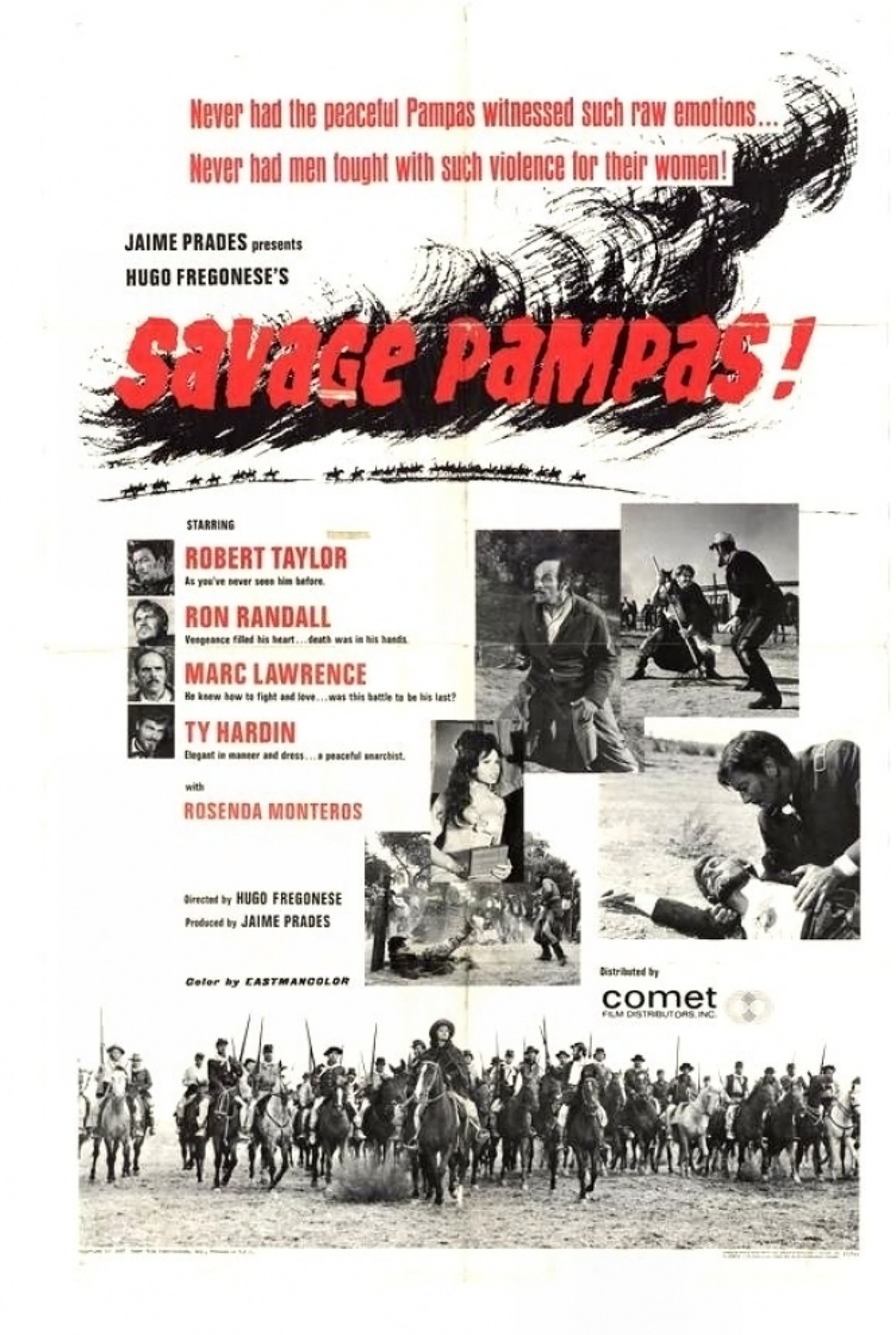 Savage Pampas (1966) starring Robert Taylor on DVD on DVD