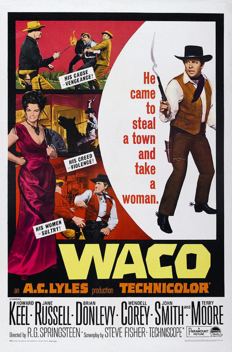 Waco (1966) starring Howard Keel on DVD on DVD