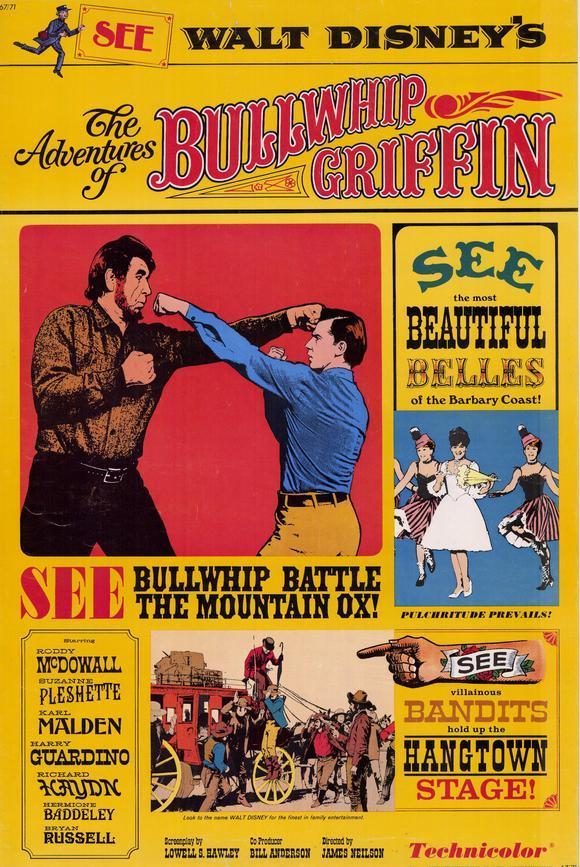 The Adventures of Bullwhip Griffin (1967) starring Roddy McDowall on DVD on DVD