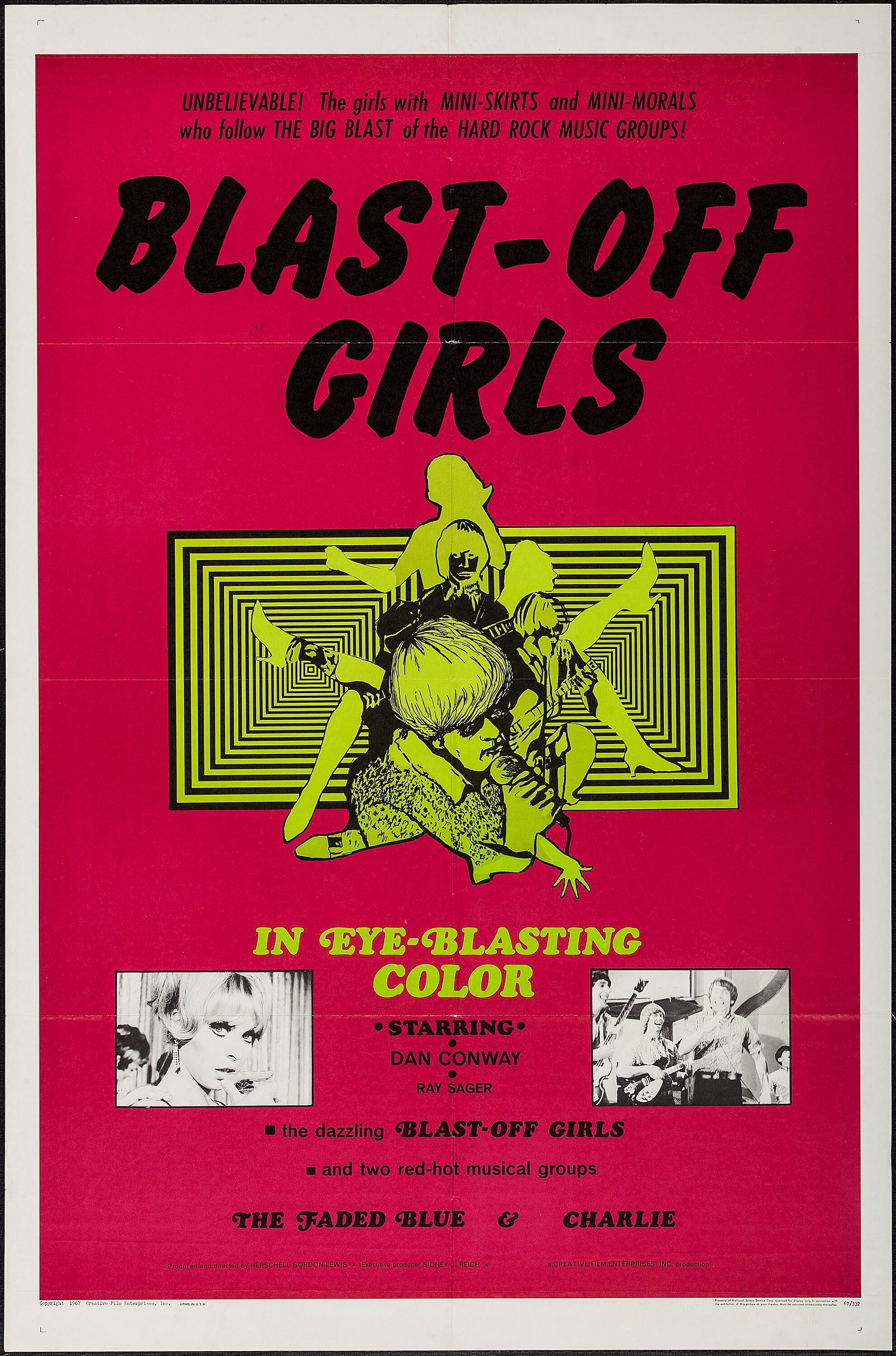 Blast-Off Girls (1967) starring Dan Conway on DVD on DVD