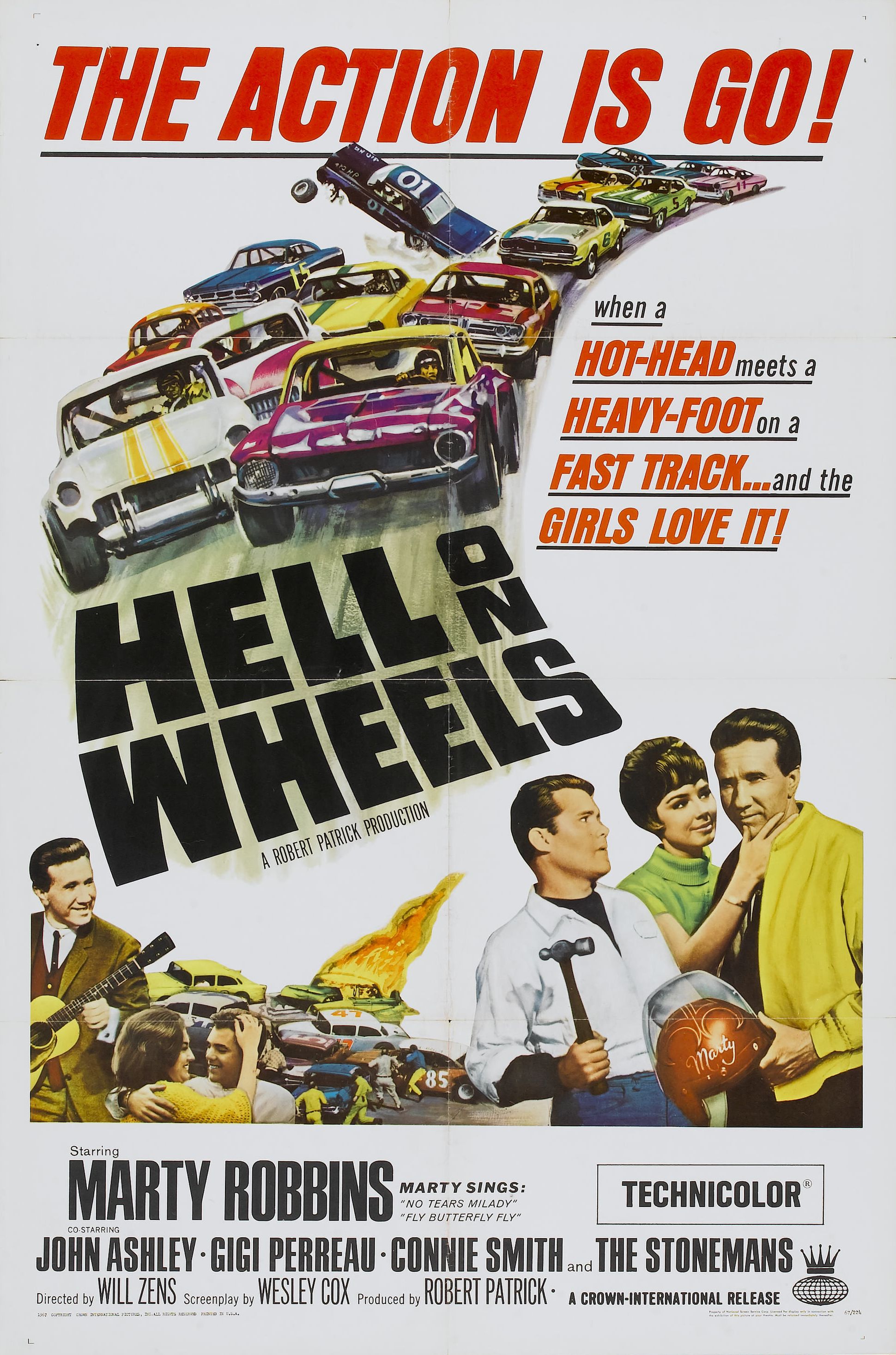 Hell on Wheels (1967) starring Marty Robbins on DVD on DVD