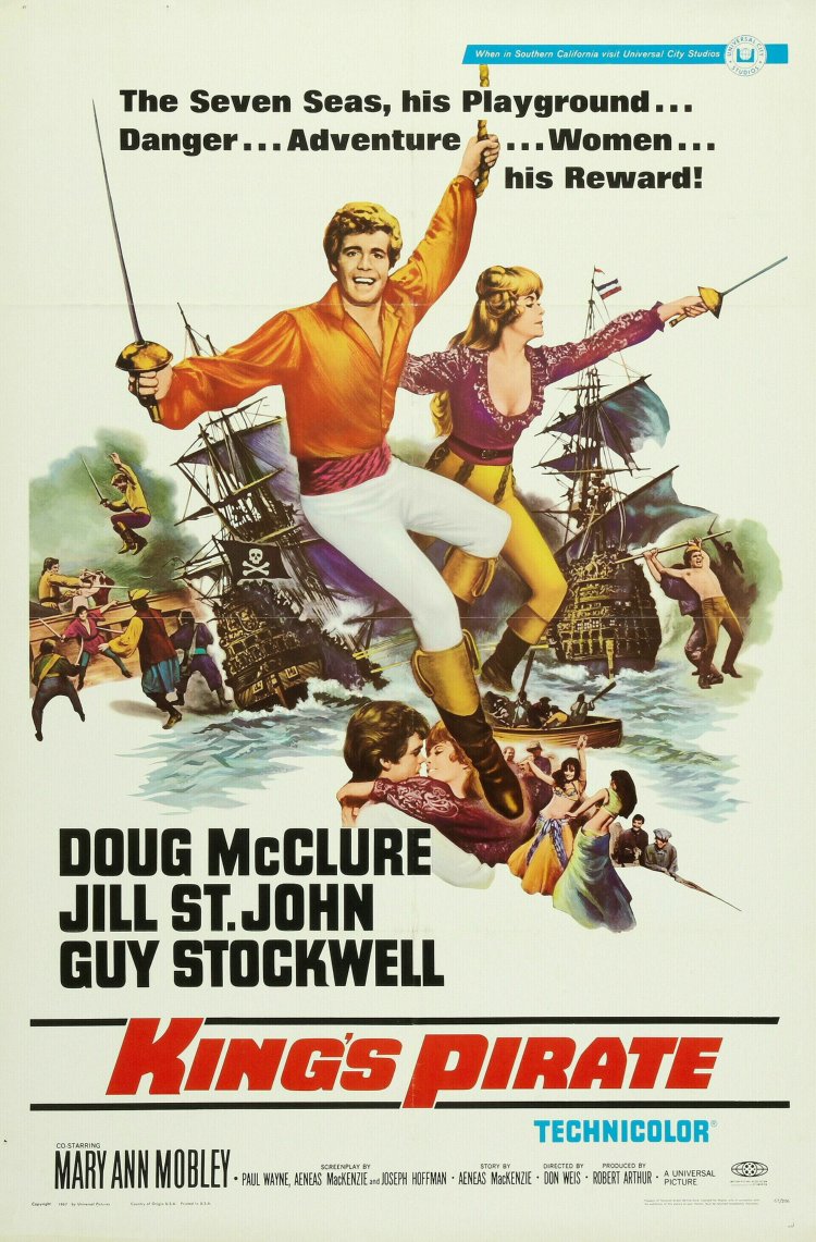 The King's Pirate (1967) starring Doug McClure on DVD on DVD