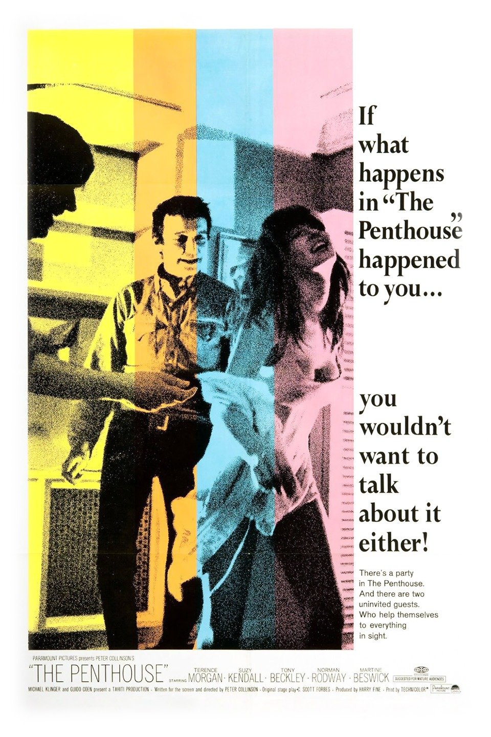 The Penthouse (1967) starring Terence Morgan on DVD on DVD