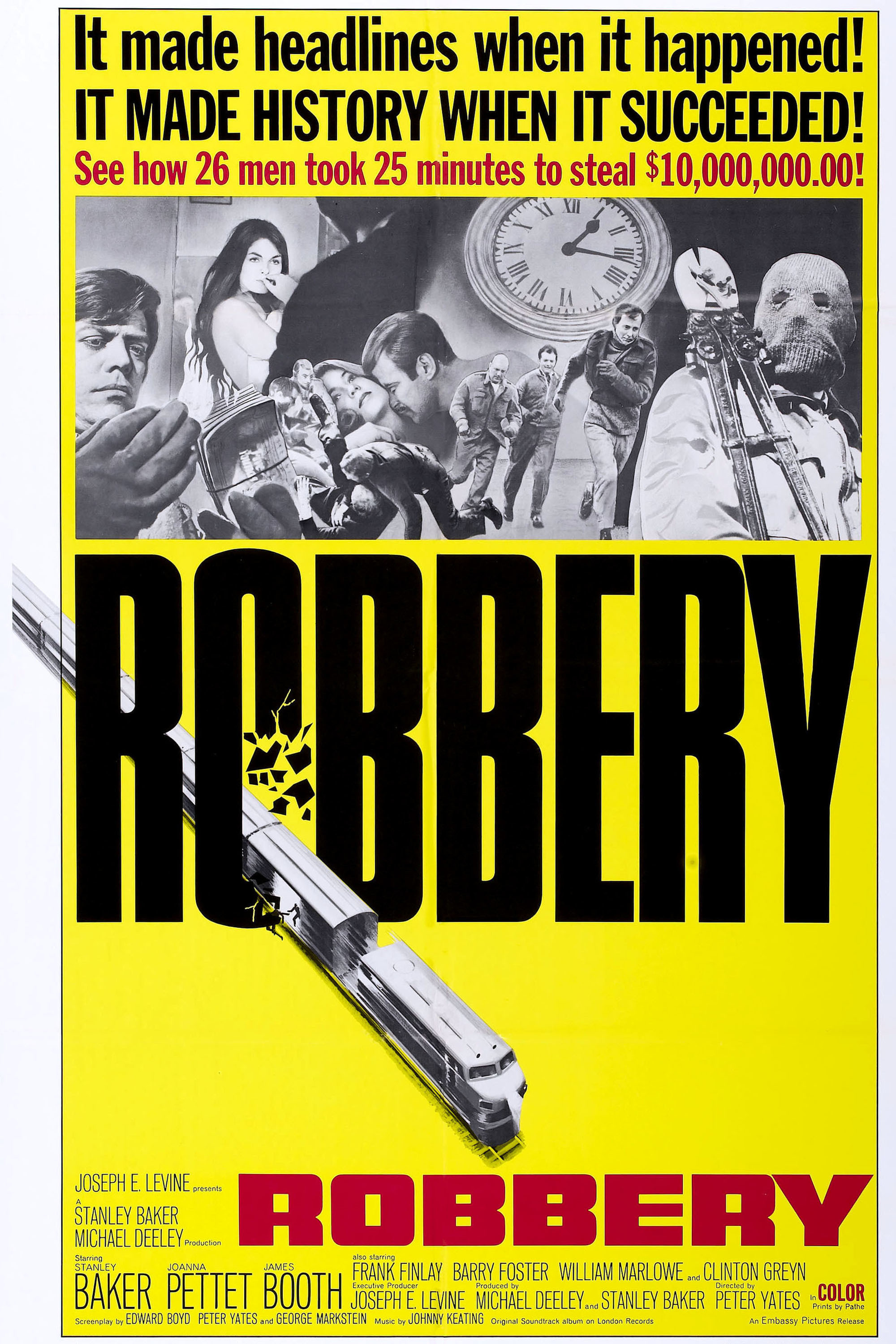 Robbery (1967) starring Stanley Baker on DVD on DVD