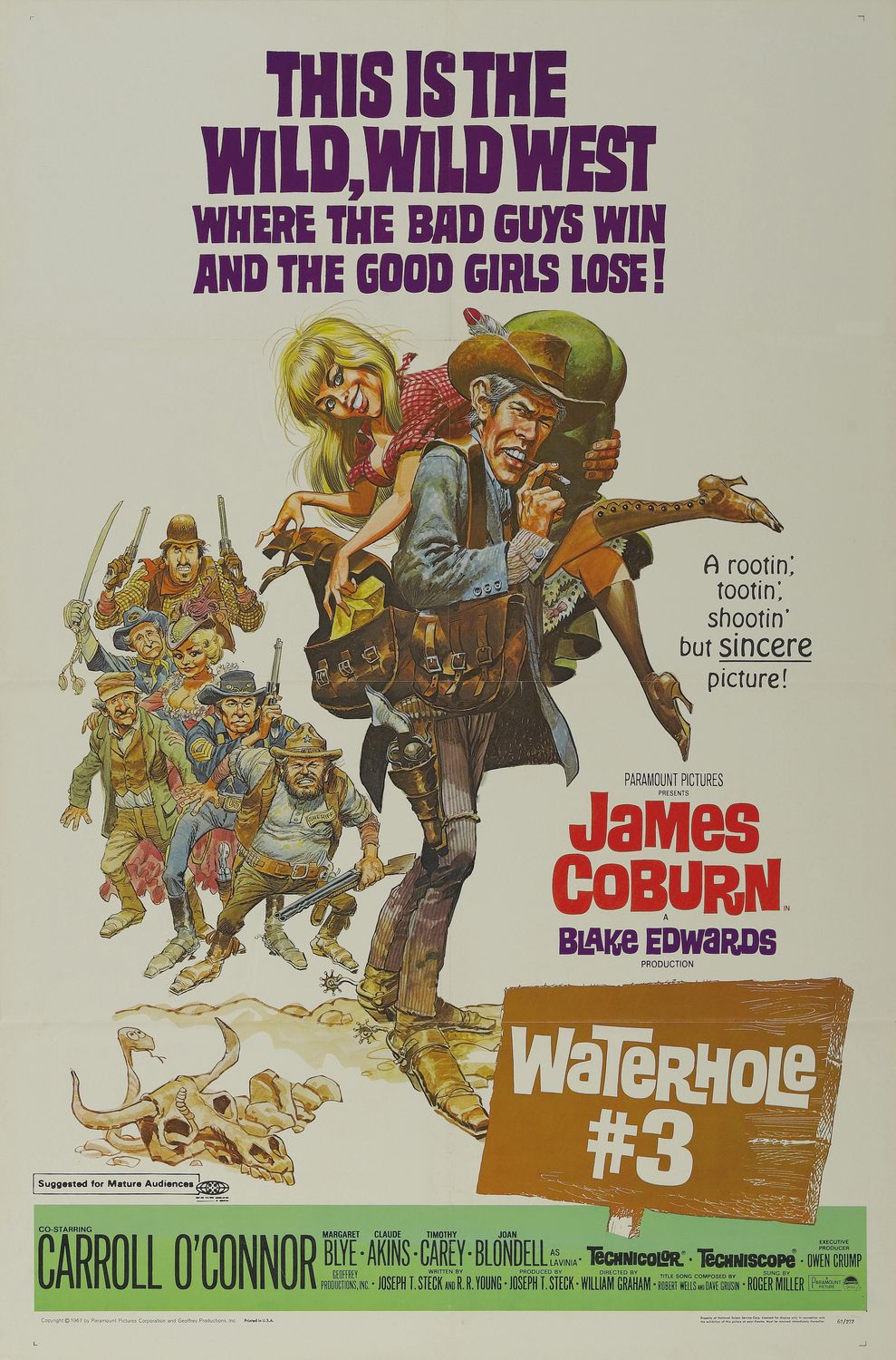 Waterhole #3 (1967) starring James Coburn on DVD on DVD