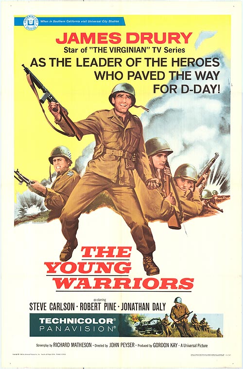 The Young Warriors (1966) starring James Drury on DVD on DVD
