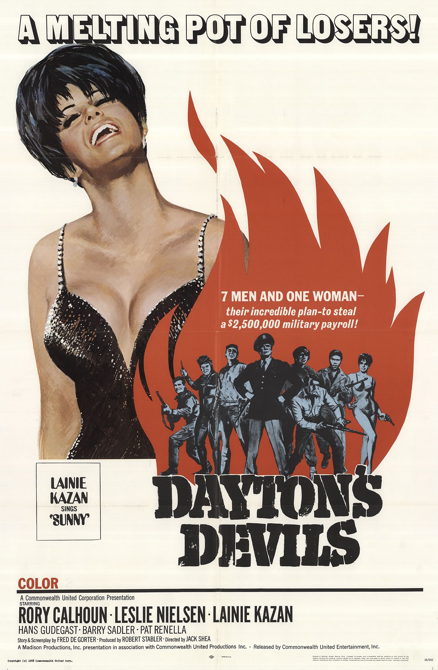 Dayton's Devils (1968) starring Rory Calhoun on DVD on DVD