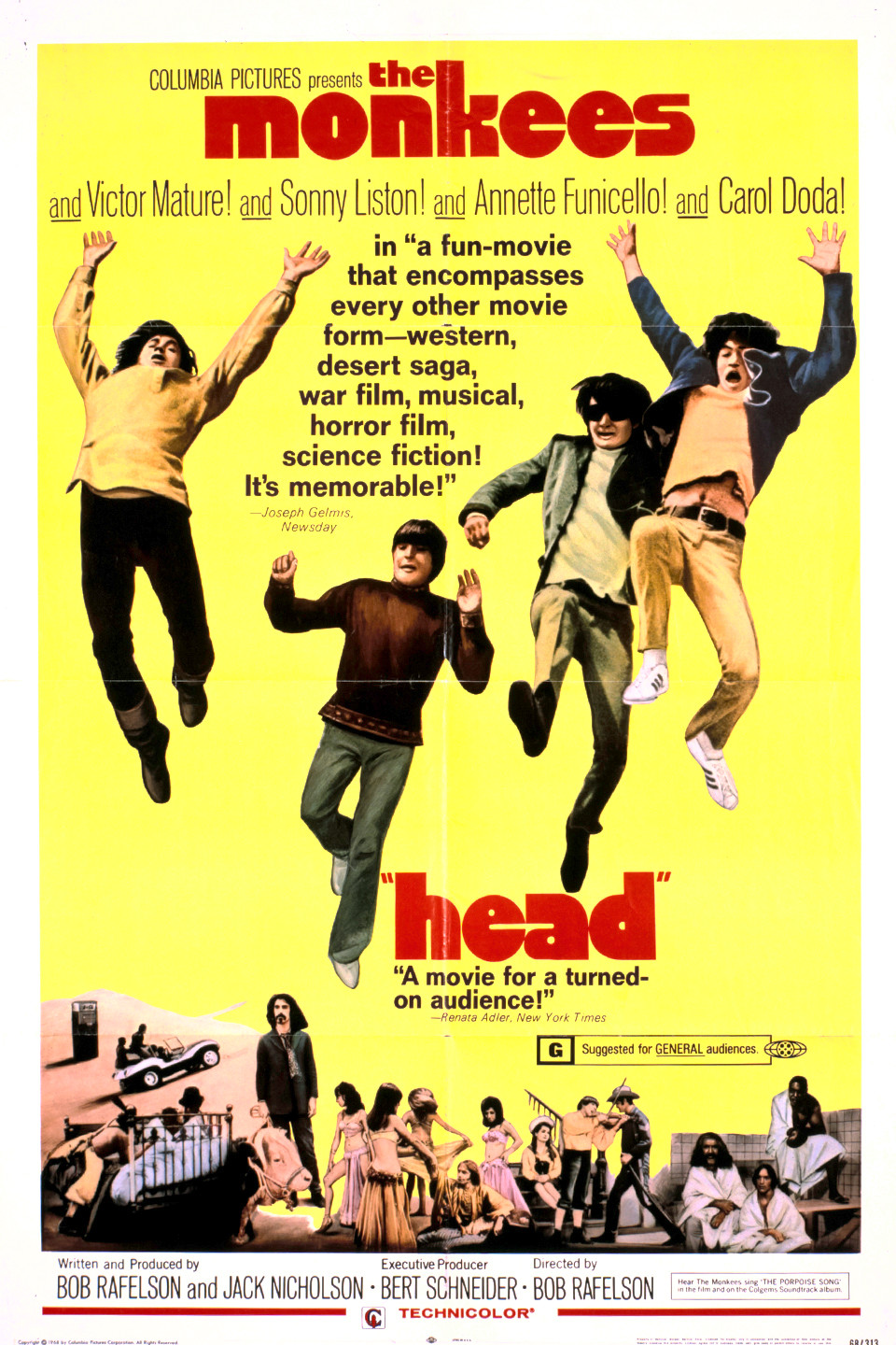 Head (1968) with English Subtitles on DVD on DVD