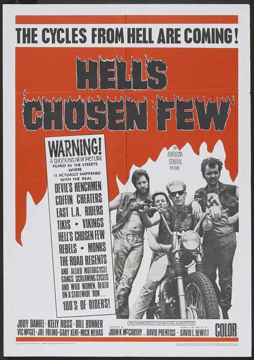 Hells Chosen Few (1968) starring Jody Daniels on DVD on DVD