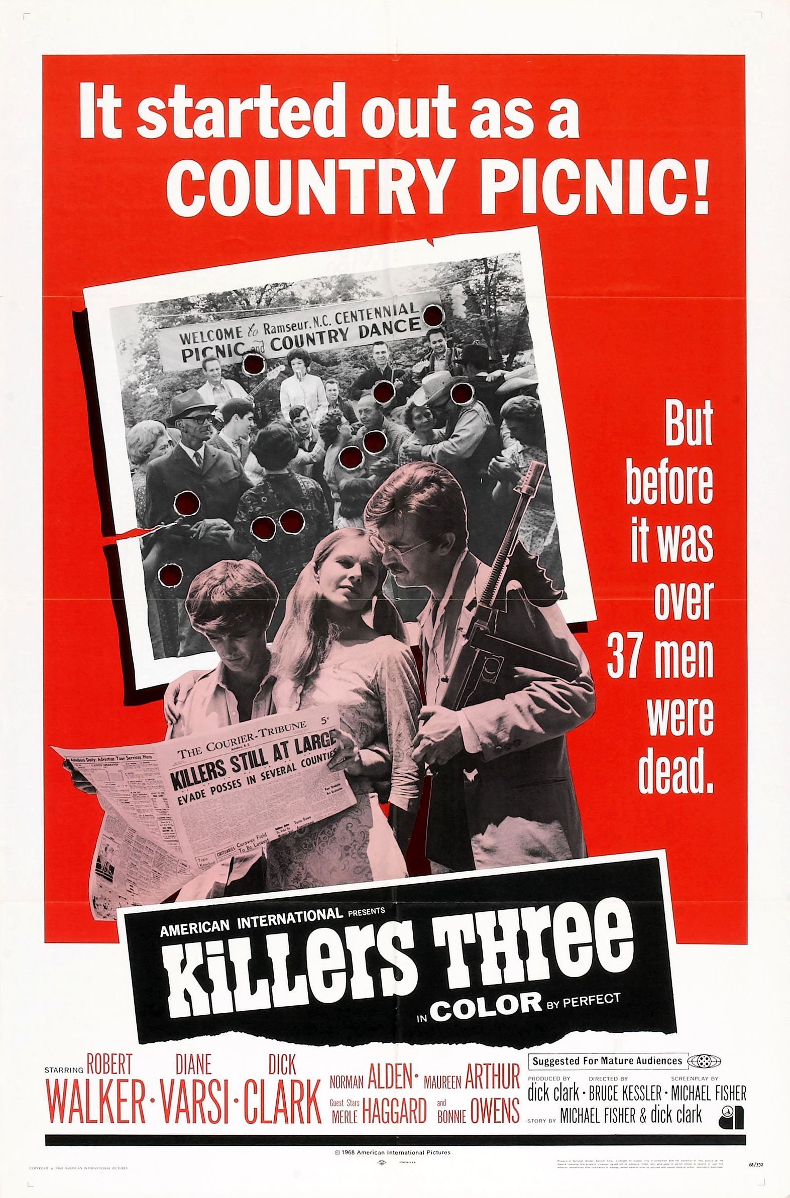 Killers Three (1968) starring Robert Walker Jr. on DVD on DVD