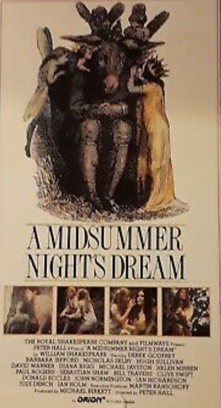 A Midsummer Night's Dream (1968) starring Derek Godfrey on DVD on DVD