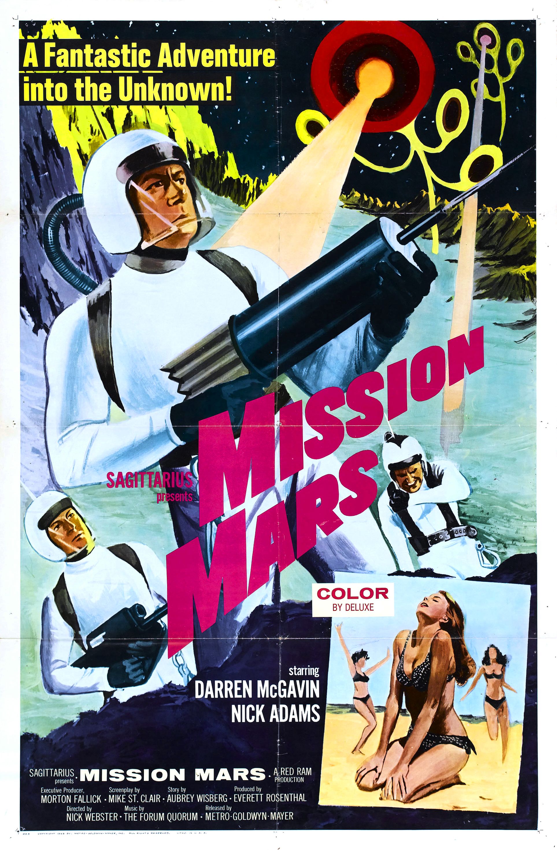 Mission Mars (1968) starring Darren McGavin on DVD on DVD