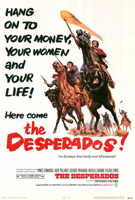 The Desperados (1969) starring Vince Edwards on DVD on DVD