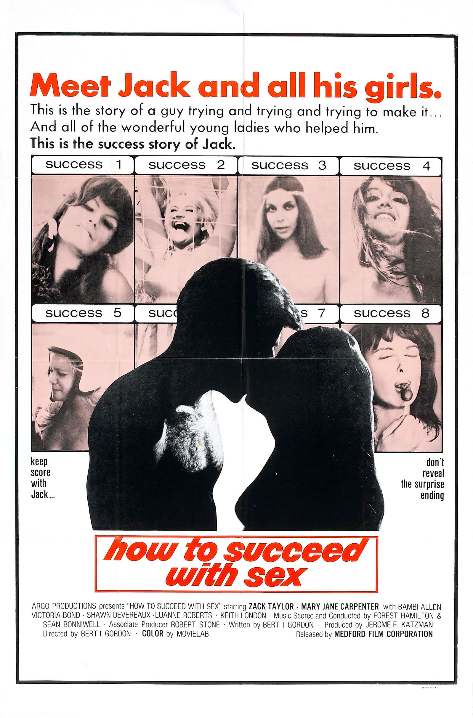 How to Succeed with Sex (1970) starring Zack Taylor on DVD on DVD