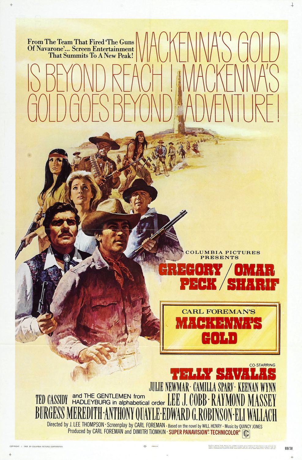 Mackenna's Gold (1969) starring Gregory Peck on DVD on DVD