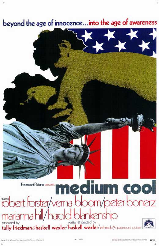 Medium Cool (1969) starring Robert Forster on DVD on DVD