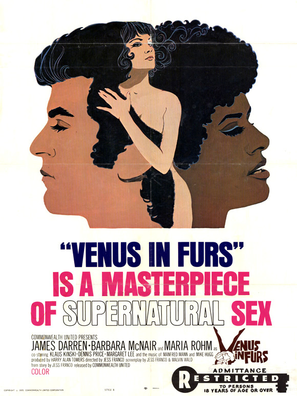 Venus in Furs (1969) starring James Darren on DVD on DVD