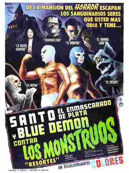 Santo and Blue Demon vs. the Monsters (1970) Screenshot 3