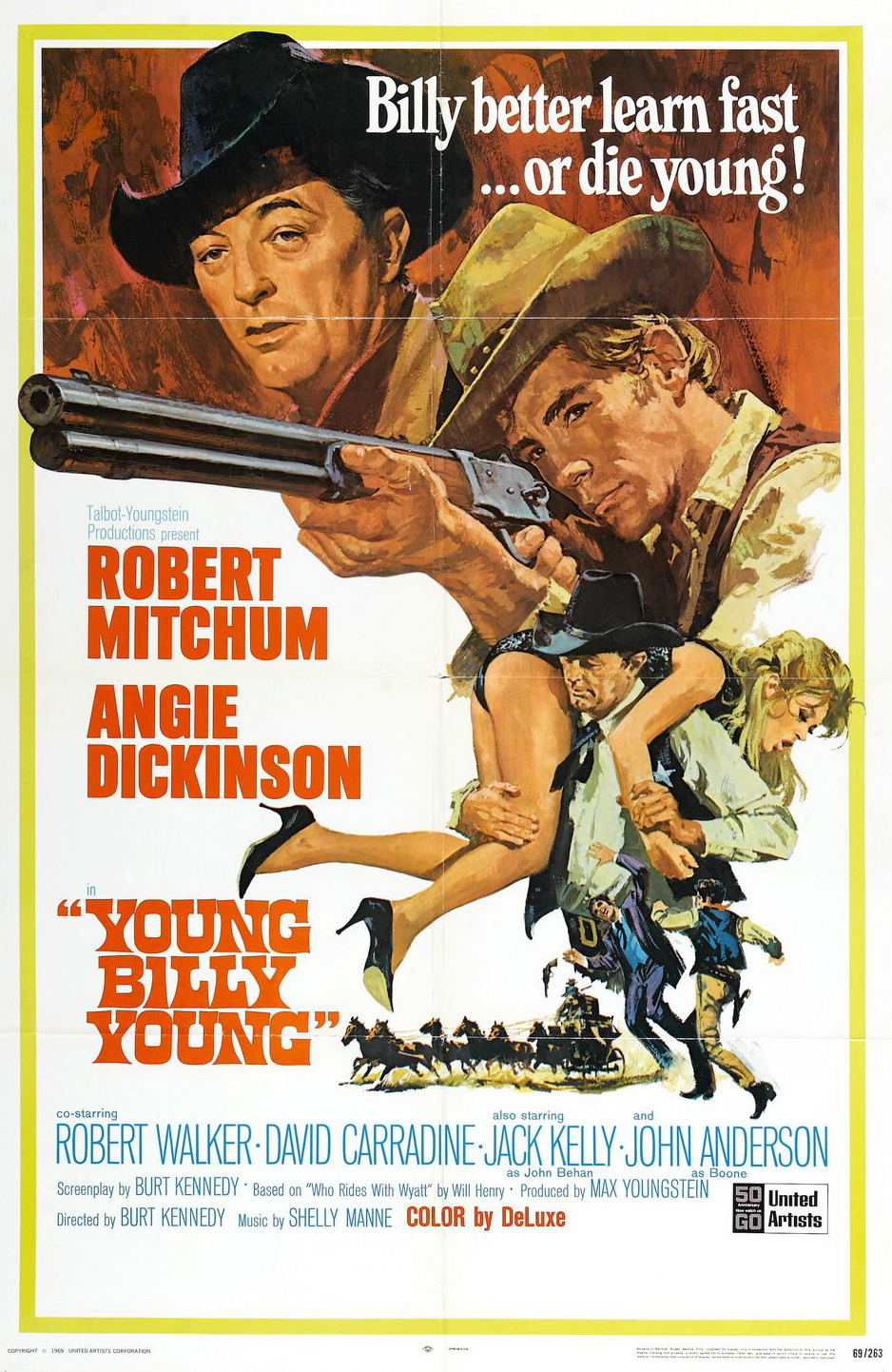 Young Billy Young (1969) starring Robert Mitchum on DVD on DVD