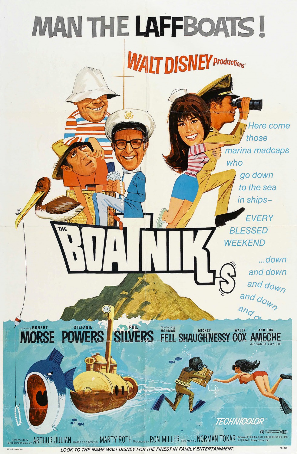 The Boatniks (1970) starring Robert Morse on DVD on DVD