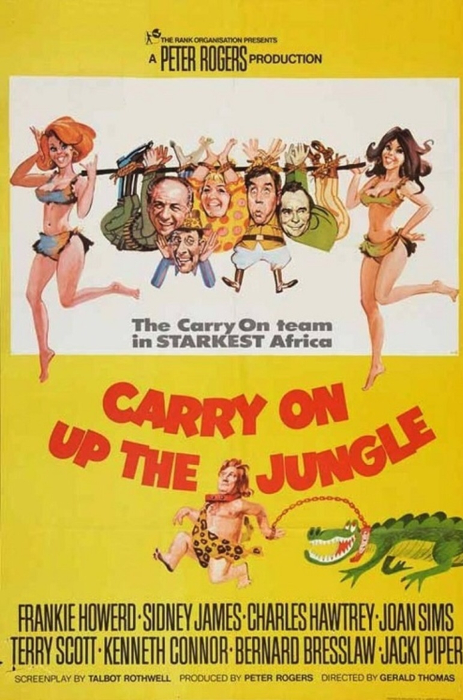 Carry On Up the Jungle (1970) starring Frankie Howerd on DVD on DVD