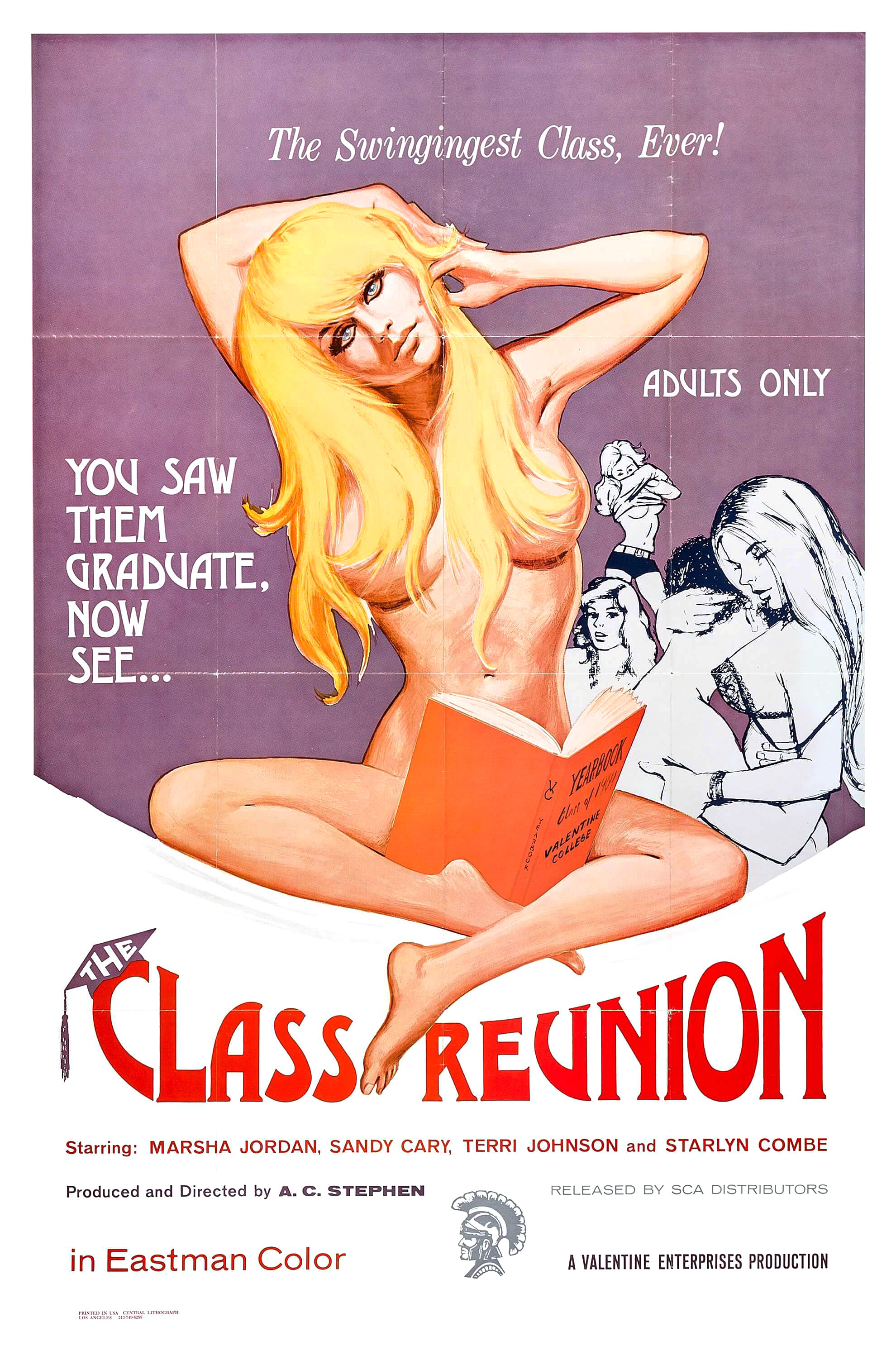 The Class Reunion (1972) starring Marsha Jordan on DVD on DVD