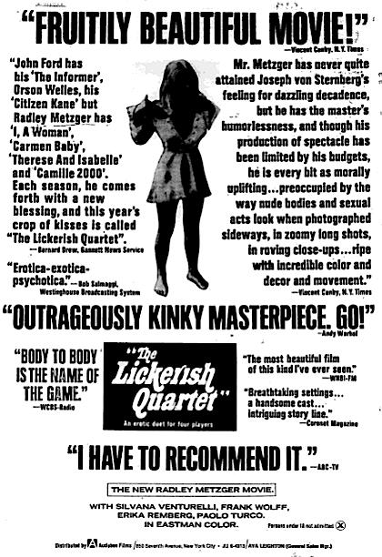 The Lickerish Quartet (1970) Screenshot 5