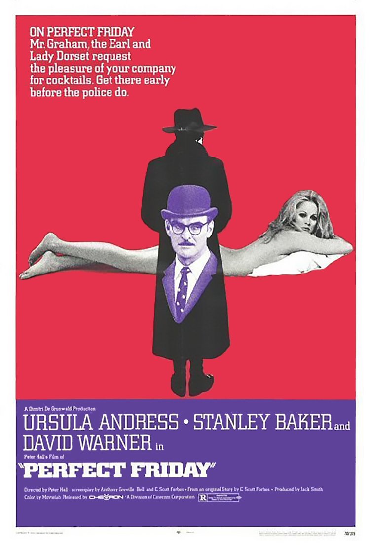 Perfect Friday (1970) starring Ursula Andress on DVD on DVD
