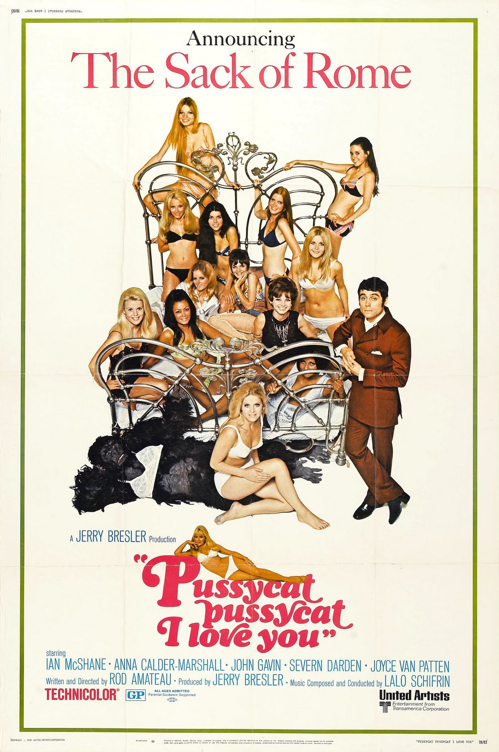 Pussycat, Pussycat, I Love You (1970) starring Ian McShane on DVD on DVD