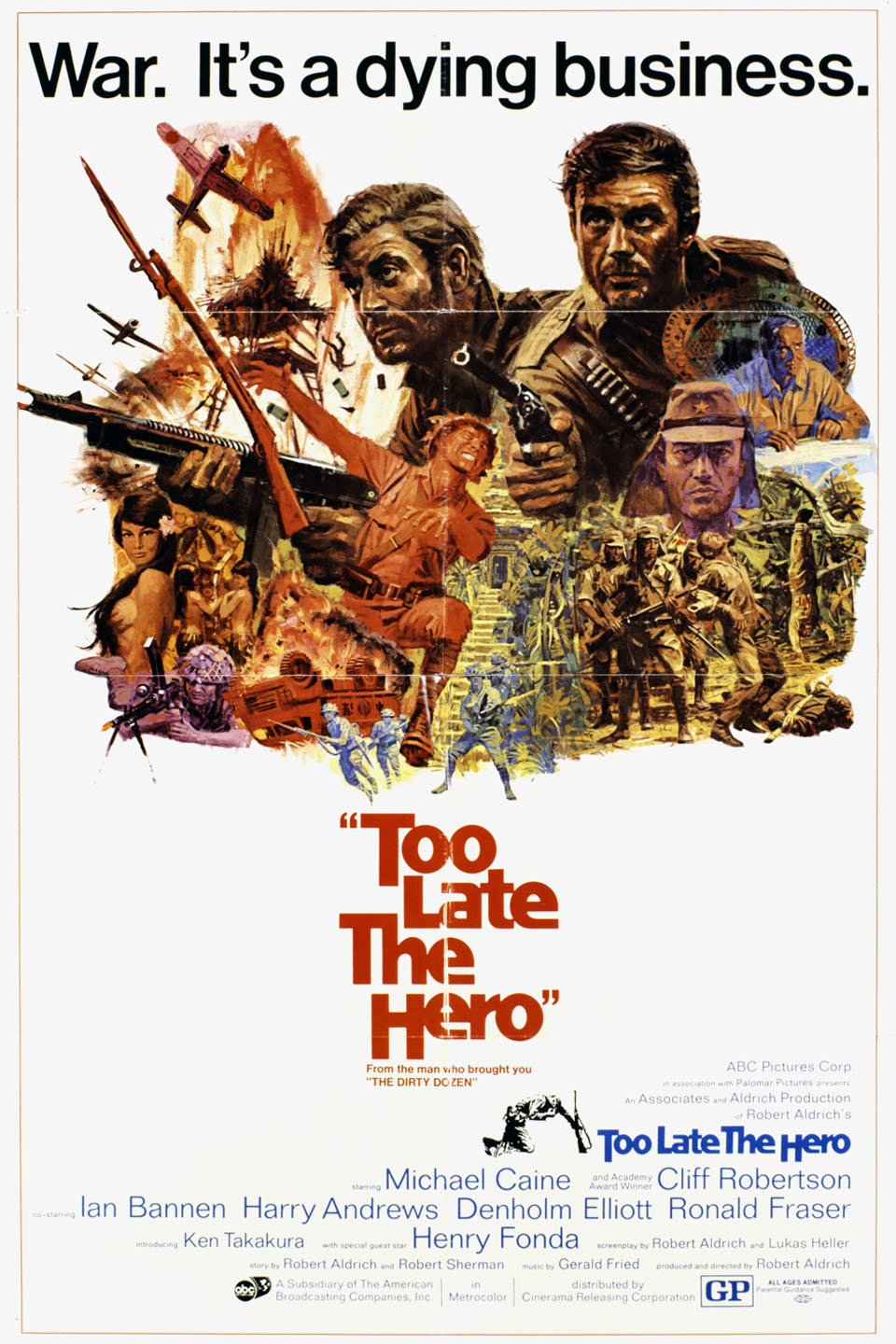 Too Late the Hero (1970) starring Michael Caine on DVD on DVD