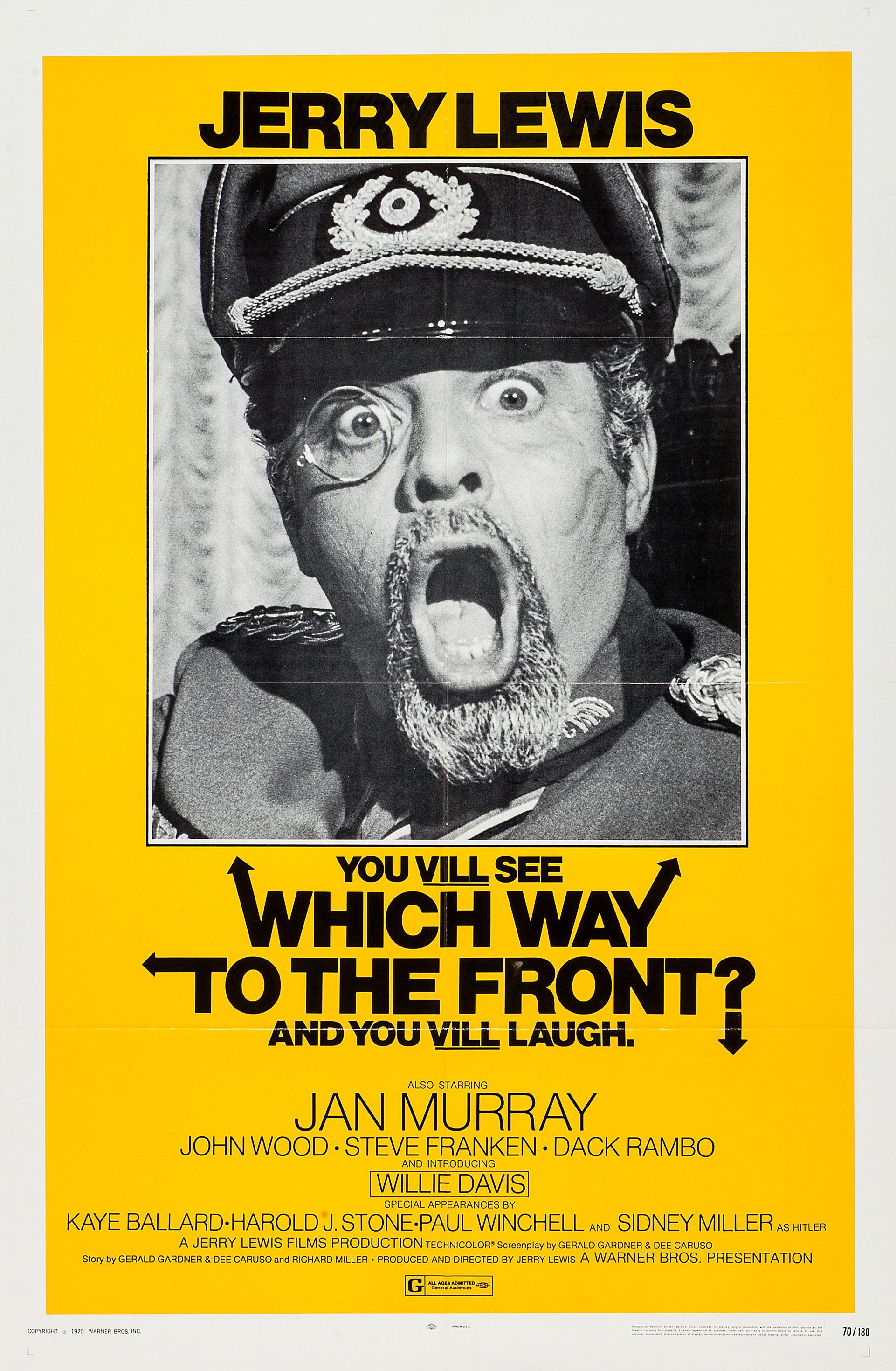 Which Way to the Front? (1970) starring Jerry Lewis on DVD on DVD