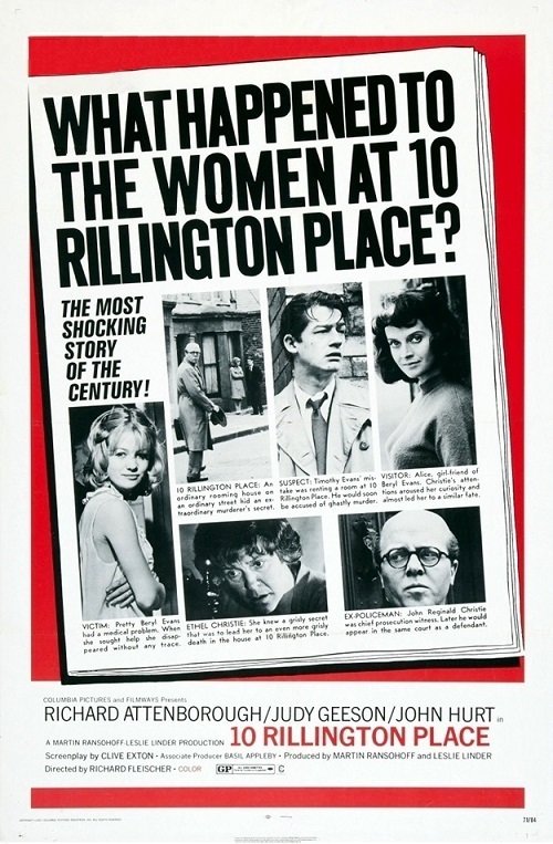 10 Rillington Place (1971) starring Richard Attenborough on DVD on DVD