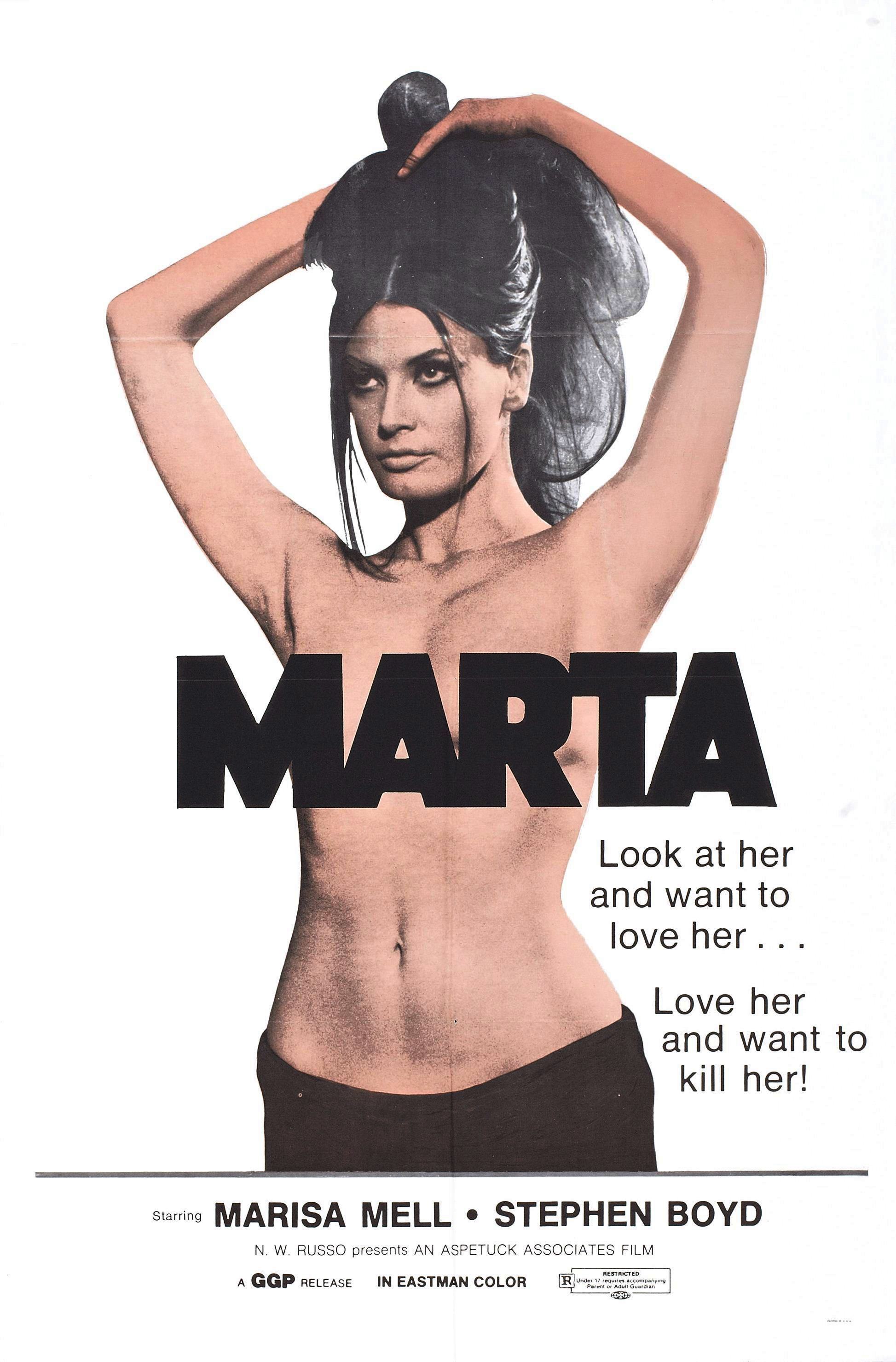 Marta (1971) with English Subtitles on DVD on DVD