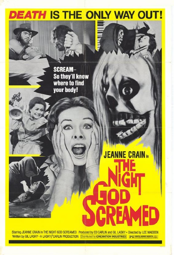 The Night God Screamed (1971) starring Jeanne Crain on DVD on DVD
