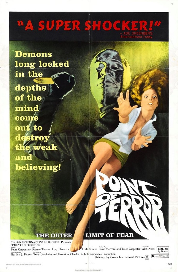 Point of Terror (1971) starring Peter Carpenter on DVD on DVD
