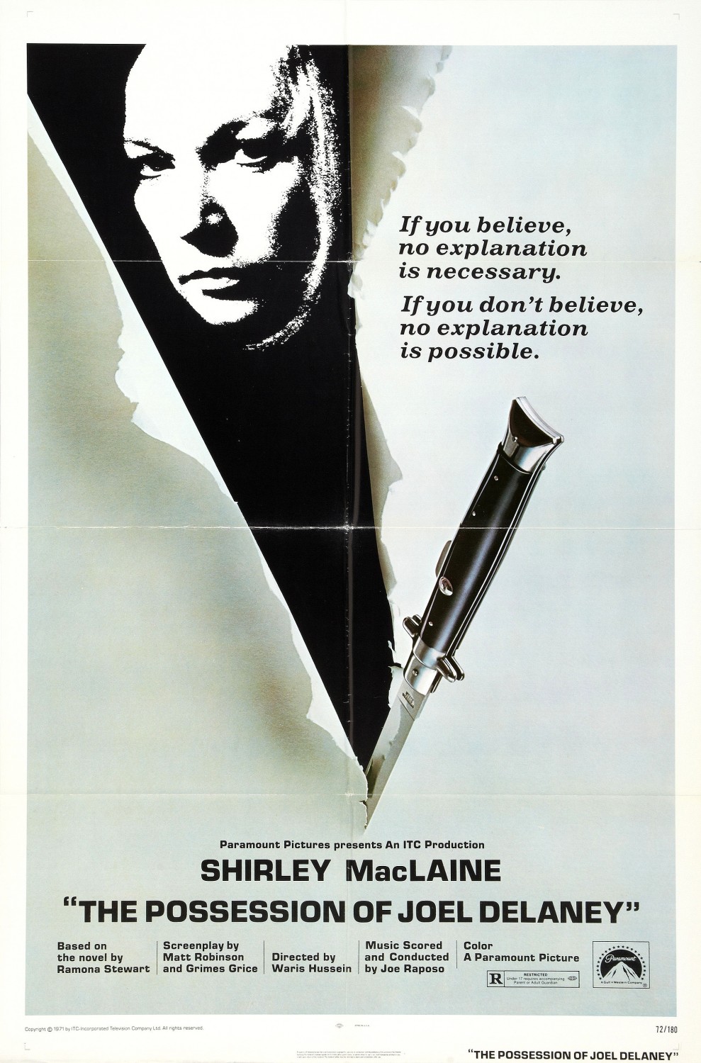 The Possession of Joel Delaney (1972) starring Shirley MacLaine on DVD on DVD