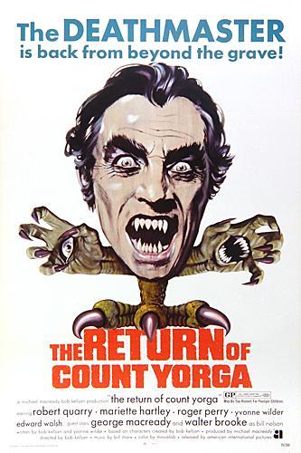 The Return of Count Yorga (1971) starring Robert Quarry on DVD on DVD