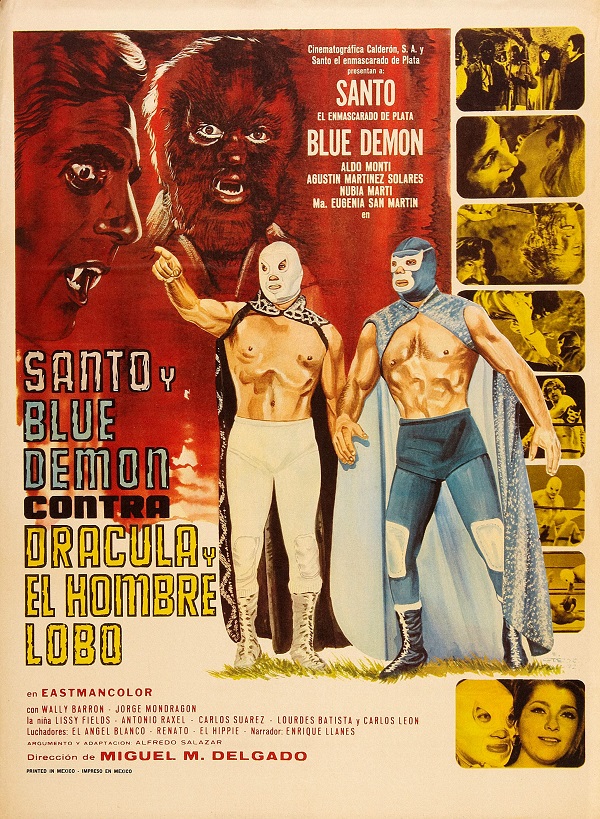 Santo y Blue Demon vs Drácula y el Hombre Lobo (1973) with English Subtitles on DVD on DVD