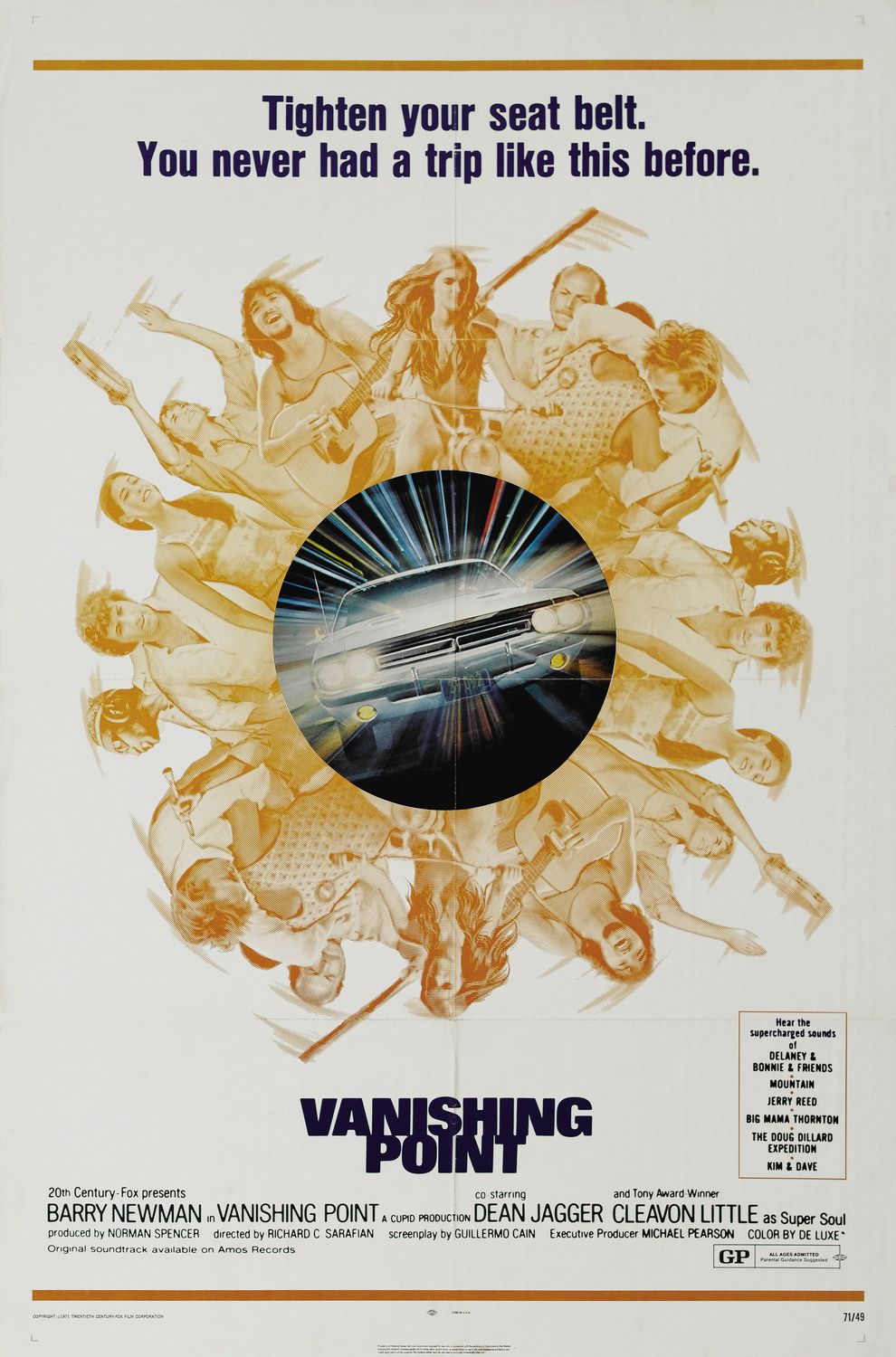 Vanishing Point (1971) starring Barry Newman on DVD on DVD