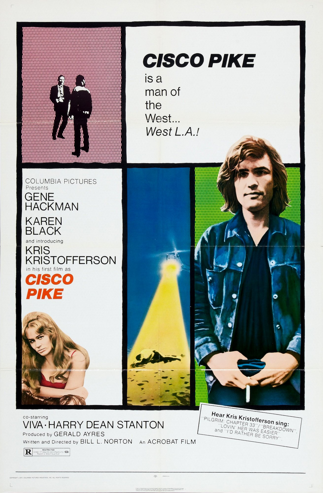 Cisco Pike (1972) starring Kris Kristofferson on DVD on DVD