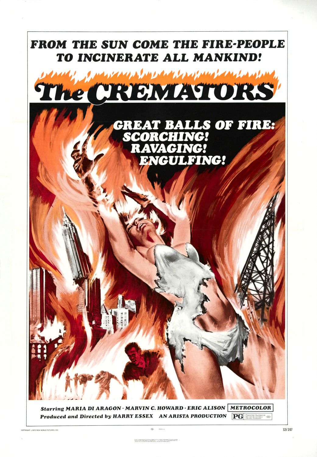 The Cremators (1972) starring Maria De Aragon on DVD on DVD