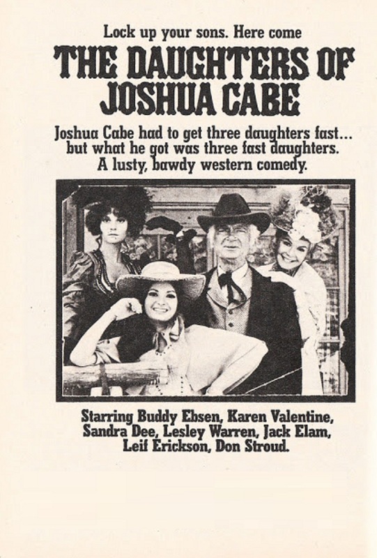 The Daughters of Joshua Cabe (1972) starring Buddy Ebsen on DVD on DVD