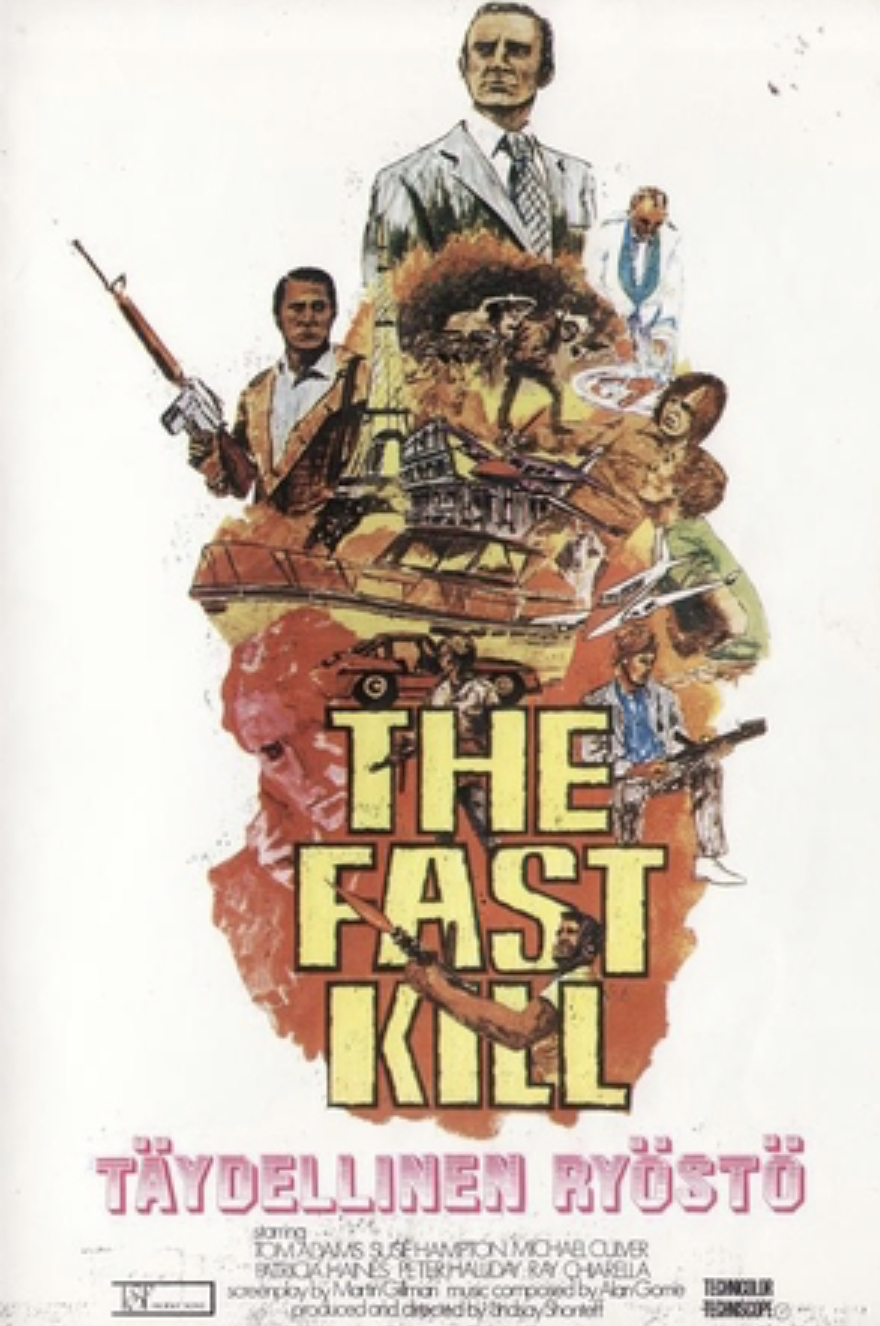 The Fast Kill (1972) starring Tom Adams on DVD on DVD