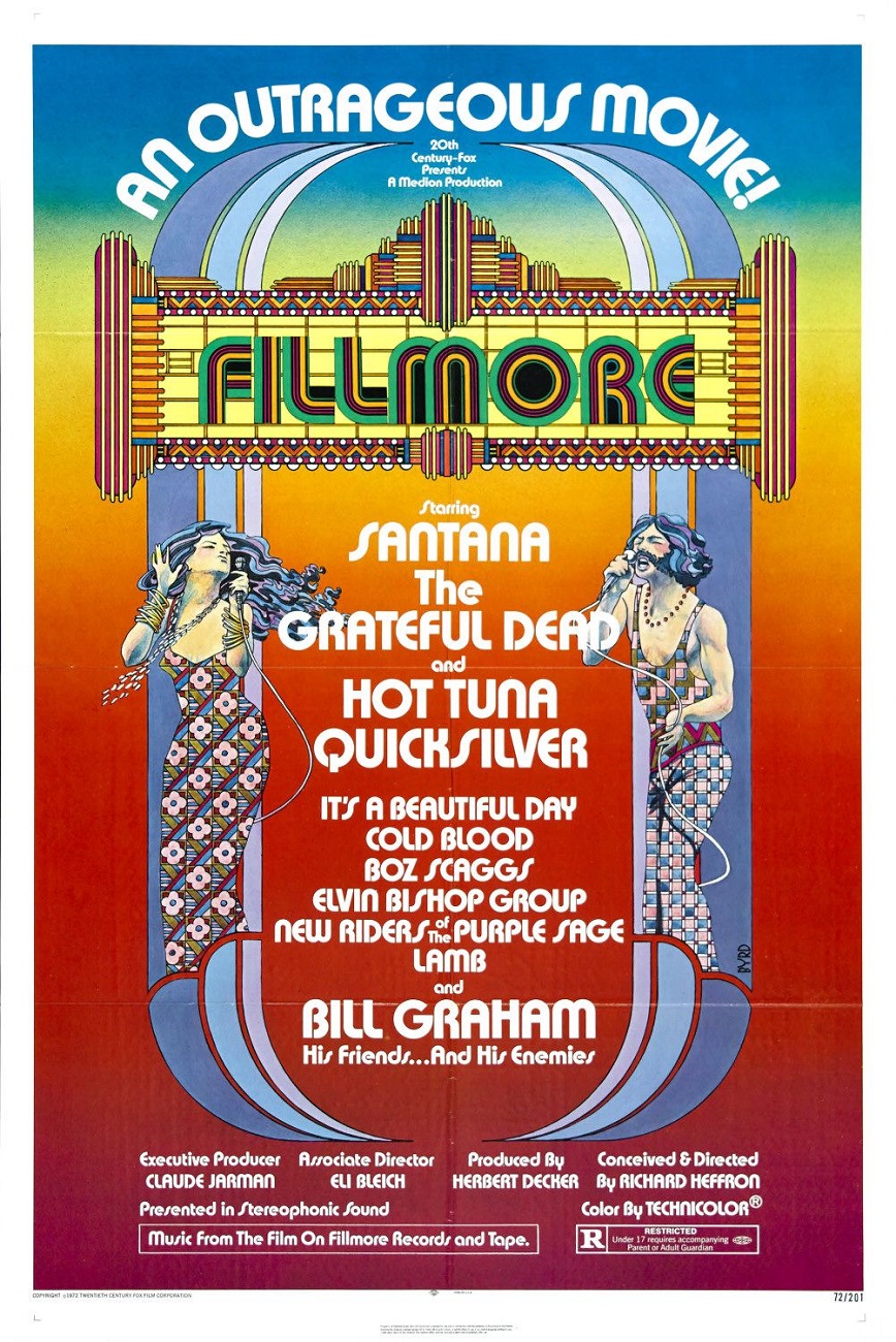 Fillmore (1972) starring Bill Graham on DVD on DVD