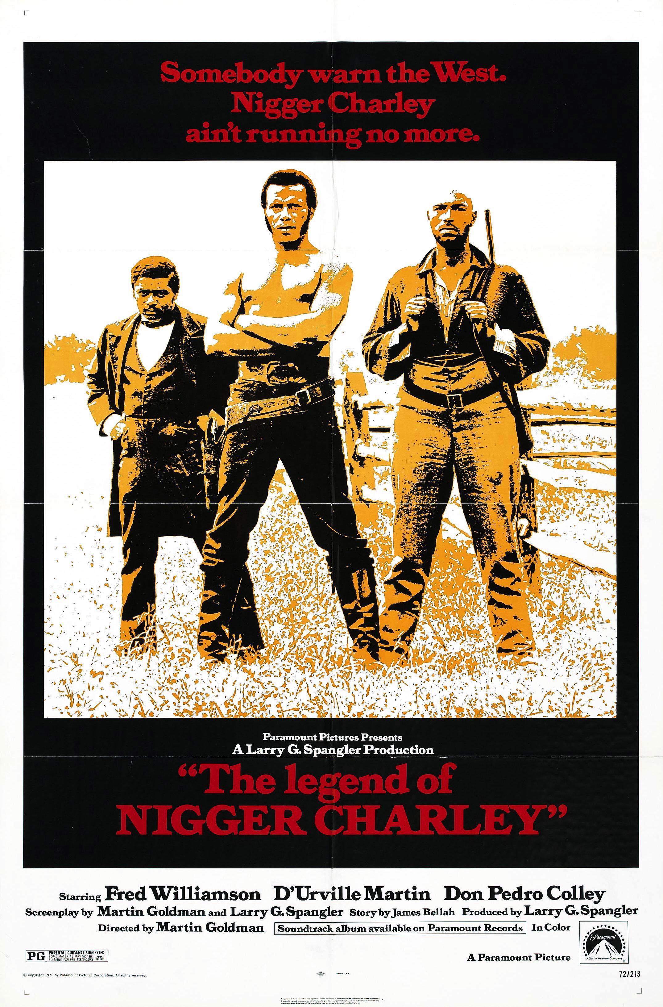 The Legend of Nigger Charley (1972) starring Fred Williamson on DVD on DVD