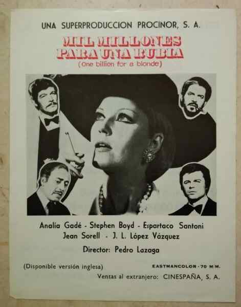 One Billion for a Blonde (1972) Screenshot 2
