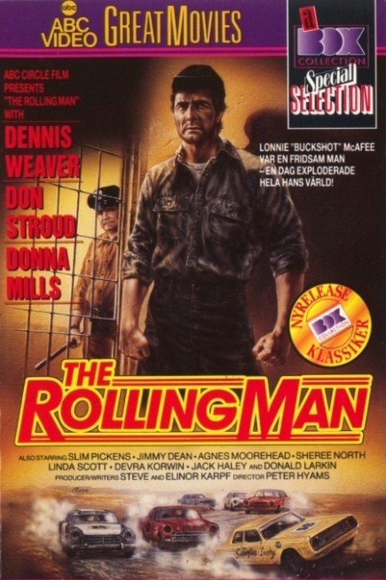 Rolling Man (1972) starring Dennis Weaver on DVD on DVD