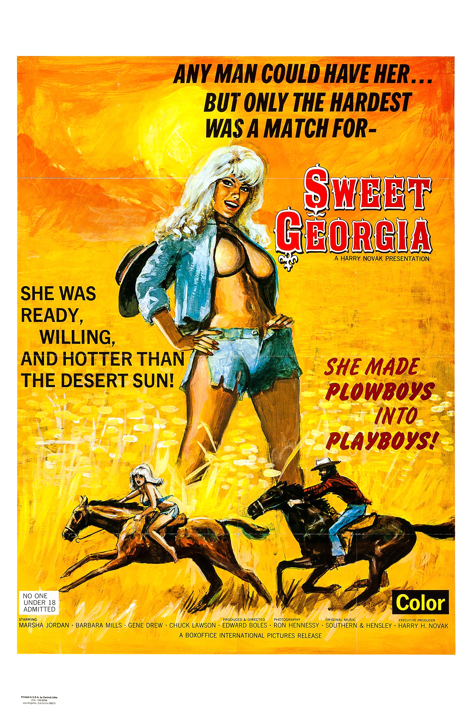 Sweet Georgia (1972) starring Marsha Jordan on DVD on DVD